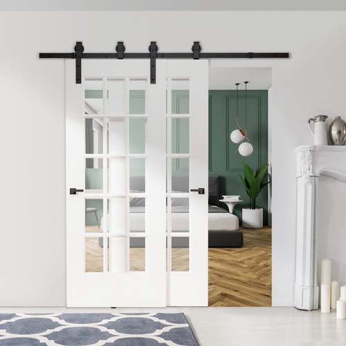6ft 200cm sliding barn - 6.6ft/200cm, door