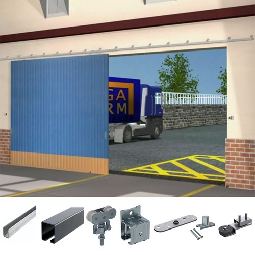 Sliding door kit for garage - sliding,