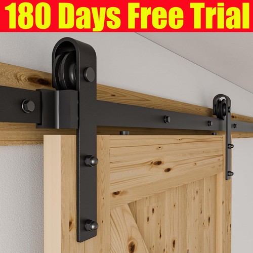 6ft sliding door track barn - track,