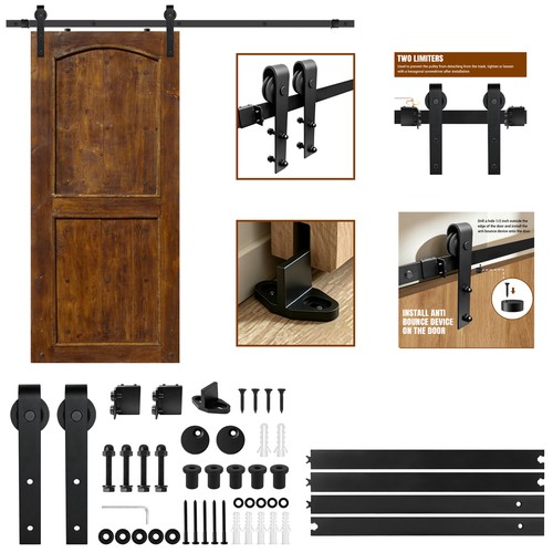 Sliding barn door - door, kit